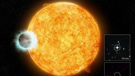 O EXOPLANETĂ URIAŞĂ "îmbătrânește" steaua pe orbita căreia se află