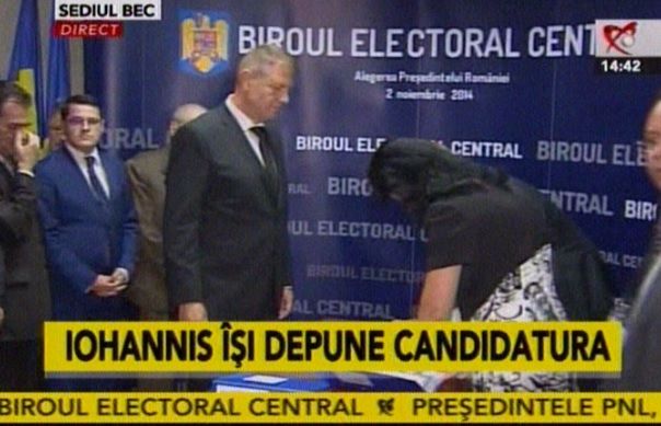 E OFICIAL: IOHANNIS, în cursa pentru COTROCENI. Preşedintele PNL şi-a depus CANDIDATURA