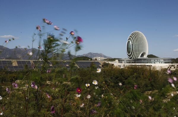 Imagini inedite cu unul dintre cele mai spectaculoase hoteluri din China