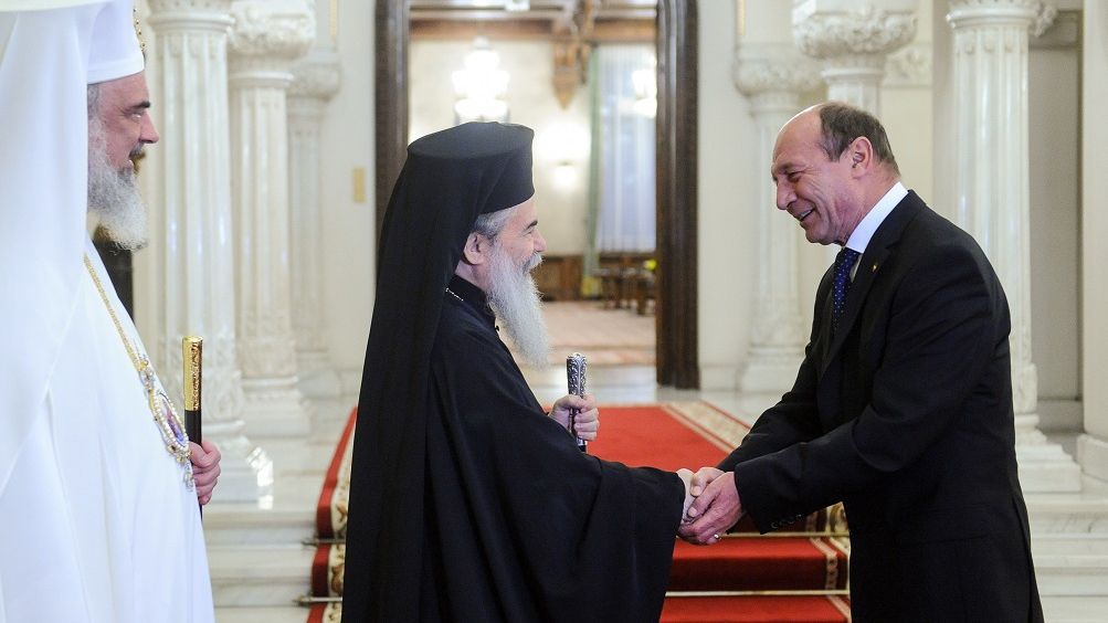 Patriarhul Ierusalimului și PF Daniel, la Cotroceni. Criza din Orientul Mijlociu, printre subiecte