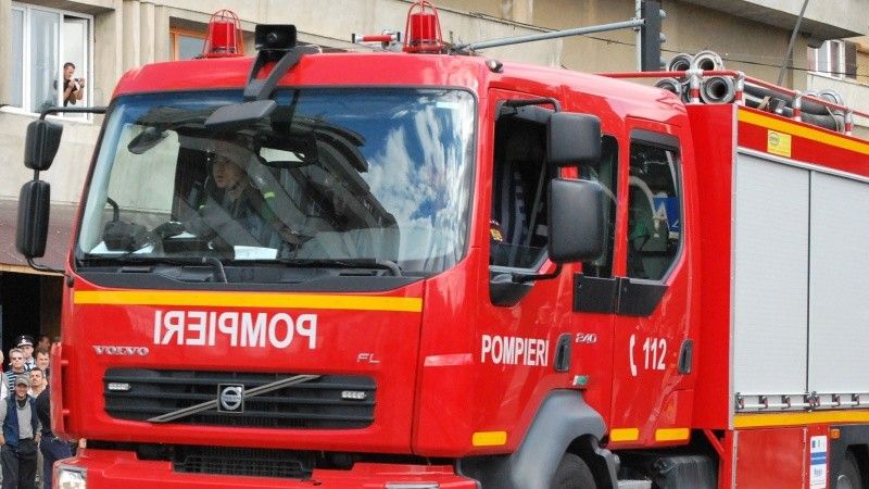 INCENDIU puternic în Iași 