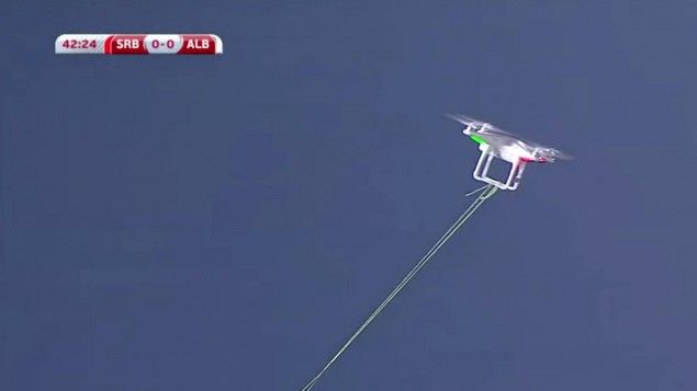 Drona care a creat haos la meciul Serbia-Albania, dirijată de fratele premierului albanez