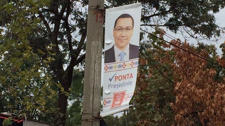 ACL: PONTA încalcă legea! A FURAT startul campaniei electorale! Au apărut deja AFIȘE cu chipul său!