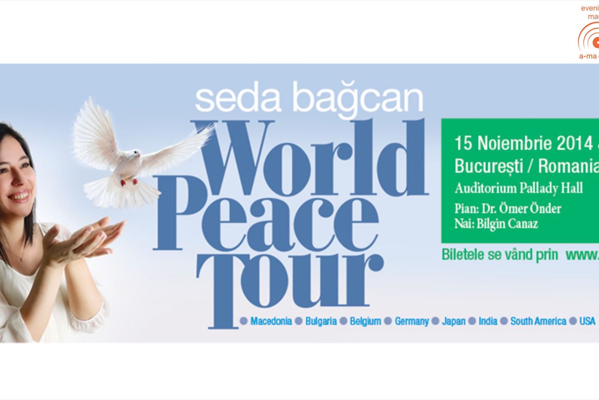 Seda Bağcan, artista cu vocea "ruptă din rai", în concert la Bucureşti