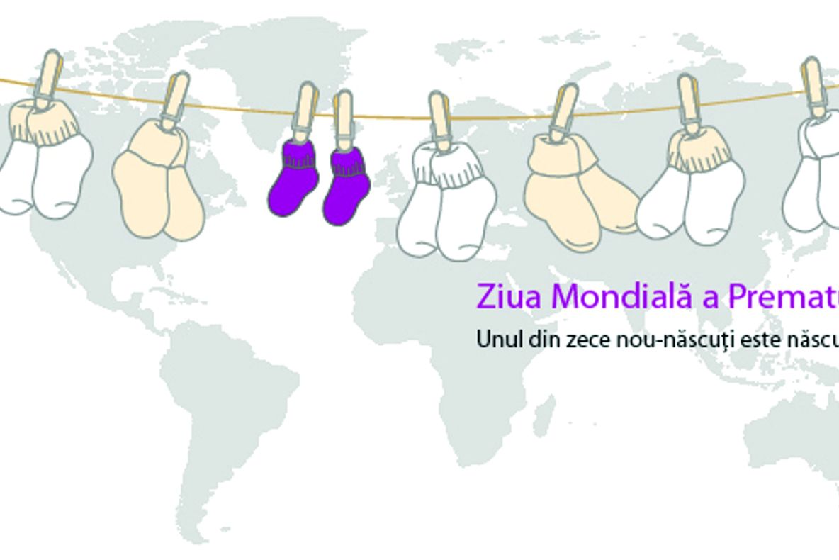 România se alatura initiativei internationale de sustinere a prematuritatii 