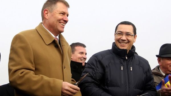 PRIMA ÎNTÂLNIRE KLAUS IOHANNIS - VICTOR PONTA la Cotroceni