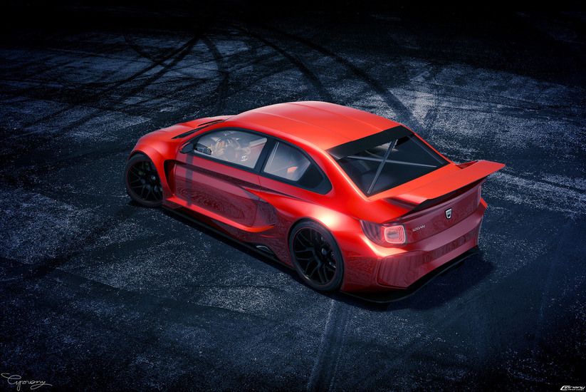 DACIA LOGAN concept 2015: Cum ar putea arăta Loganul de curse