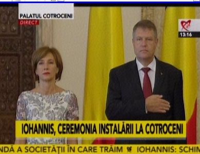 RECEPŢIE PRIVATĂ la Cotroceni, la invitaţia NOULUI PREŞEDINTE, Klaus Iohannis