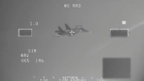 ÎNREGISTRARE VIDEO cu interceptarea unui avion militar rus, făcută de NATO