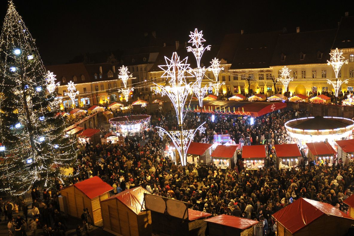 Sibiul, în clasamentul primelor șapte orașe din lume cu cele mai frumoase piețe de Crăciun