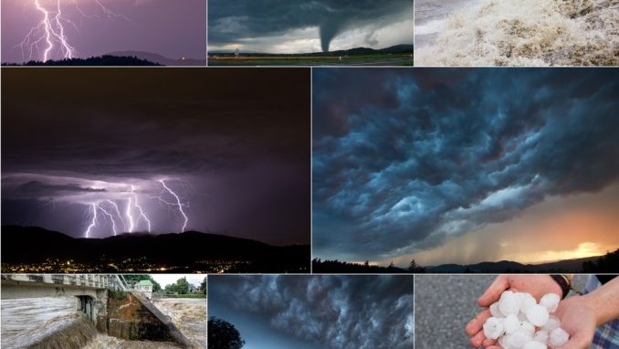 Vor fi zile toride, urmate de furtuni şi descărcări electrice. Prognoza meteo pe trei zile 