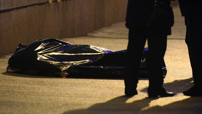 Imagini şocante cu Boris Nemţov, împuşcat în centrul Moscovei