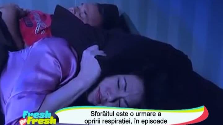 Fresh Refresh, 11 februarie. Totul despre sforăit!