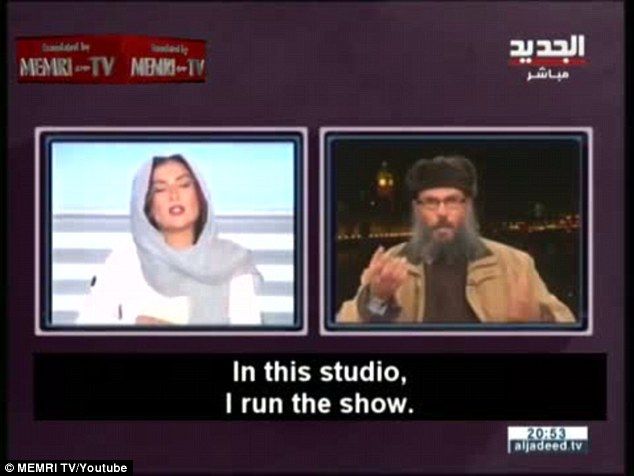Lecţie pentru un cărturar islamist extremist, primită în direct la TV, de la o femeie