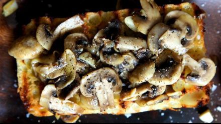 Cum să faci bruschete cu ciuperci si usturoi