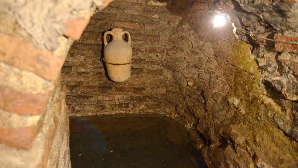 Fântâna secretă din Cetatea Sucidava, unică în Europa - VIDEO