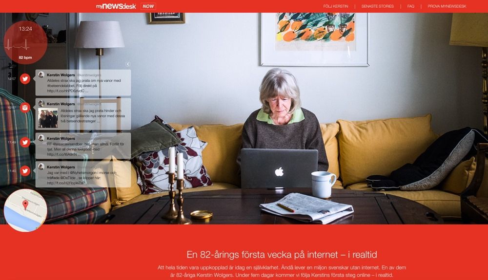 A descoperit internetul abia la 82 de ani! Reacția te va emoționa