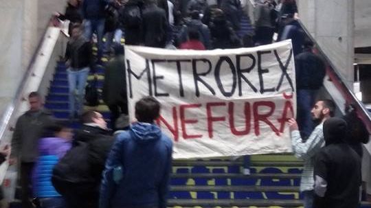 Protest la Metrou, după anunțul privind majorarea tarifelor: "Metrorex ne fură!" 