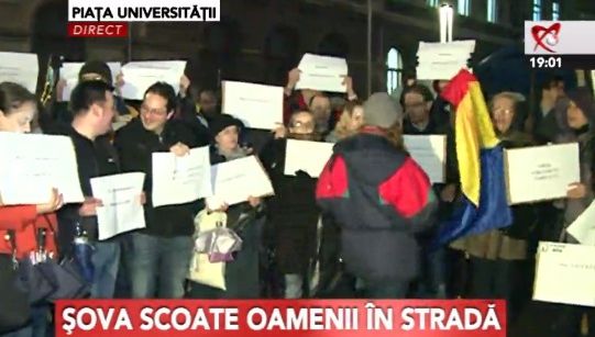 Proteste în toată țara, față de cazul Șova: "Și miruiți, tot o să plătiți!"