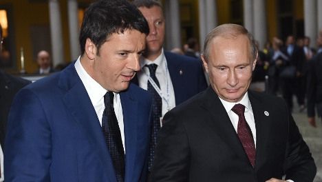 Vladimir Putin, după întâlnirea cu Matteo Renzi: Italia e un "partener privilegiat" al Rusiei