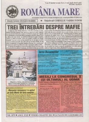 Revista "România mare" dispare după 25 de ani. A dat faliment