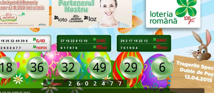 LOTO. LOTO 6/49, LOTO 6 din 49. Report uriaș la LOTO 6/49