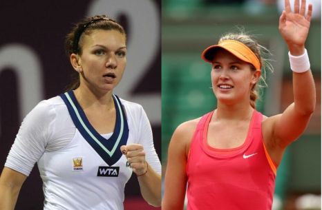 Simona Halep, luată peste picior de canadianca Eugenie Bouchard