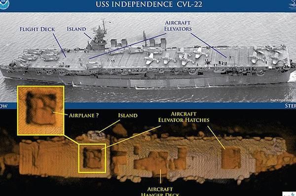 Un portavion din al Doilea Război Mondial, găsit în Pacific. Ce au descoperit în el