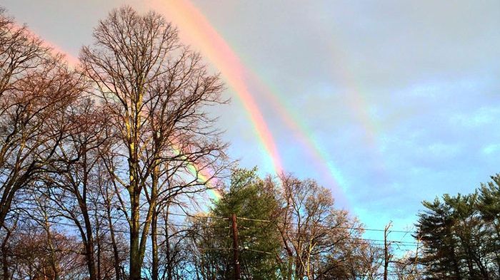 Fenomen extrem de rar, captat în New York: Cum arată un curcubeu cvadruplu 