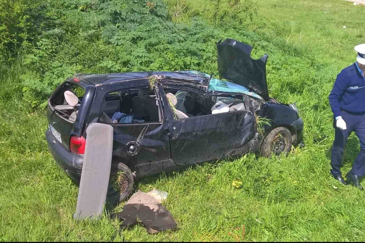 1 MAI. Tragedie la volan. Un bărbat a murit, iar restul familiei a ajuns în stare gravă la spital