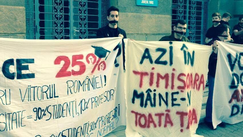 Studenţii au pierdut lupta cu Ministerul Educaţiei. Protestele vor continua