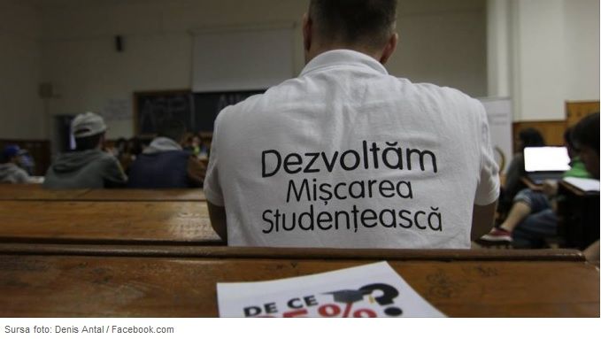 Protest la Universitatea Babeș Bolyai din Cluj. Studenții au ocupat un amfiteatru