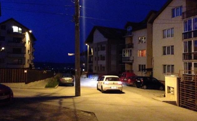 Cum a ajuns un stâlp în mijlocul unei străzi din Cluj-Napoca