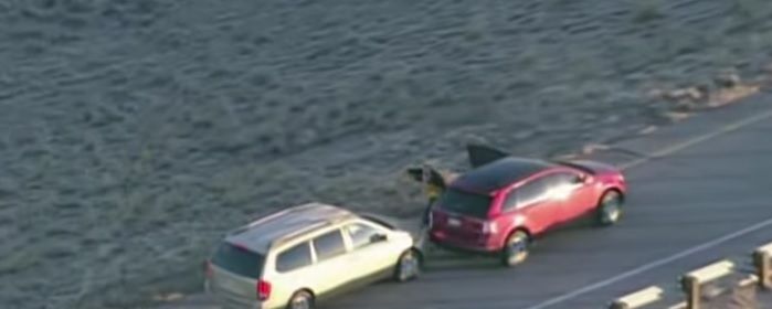 A furat o maşină în trafic, dar cu un copil înăuntru. Ce a urmat este desprins din filmele poliţiste