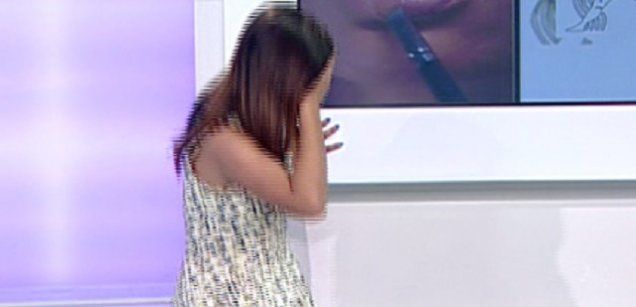 Moment bizar: o prezentatoare din România a leşinat în direct la TV