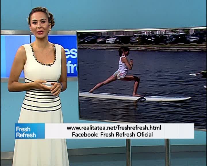 Fresh Refresh. Yoga pe apă