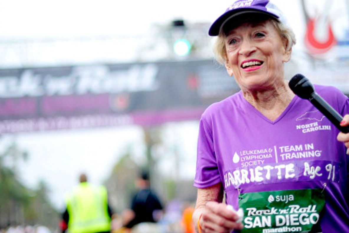 Maraton la vârsta de 92 de ani. O femeie din Carolina de Nord a alergat 42 de kilometri 