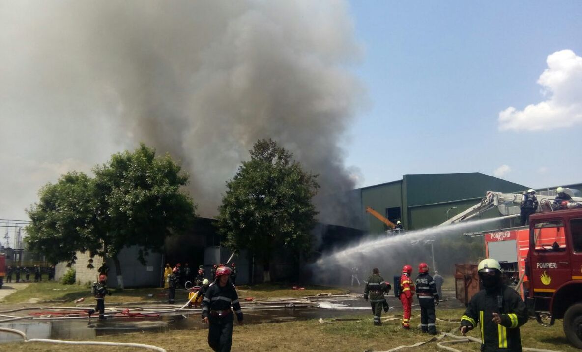 Incendiu lângă Gara Obor, din Capitală