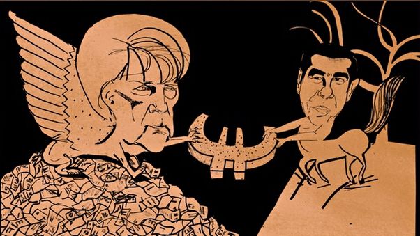 Varoufakis vrea să pupe mâna Angelei Merkel după ce i-o răsucește la spate