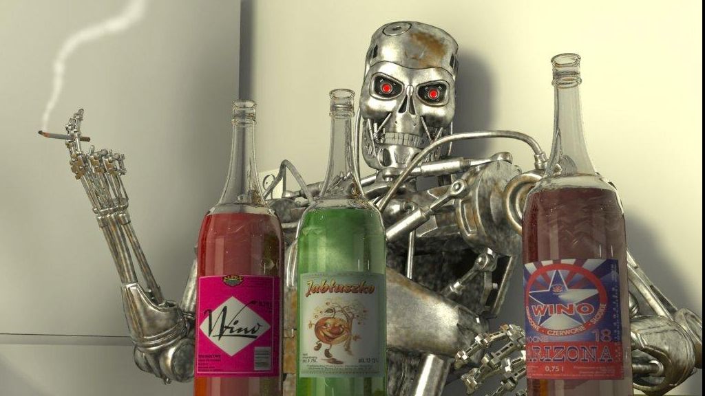 Din ce cârciumă au ieșit? Vezi cum pică roboții ca bețivii și râzi cu poftă!