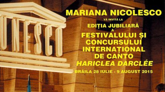 A început Ediția Jubiliară a Festivalului și Concursului Internațional de Canto Hariclea Darclée 