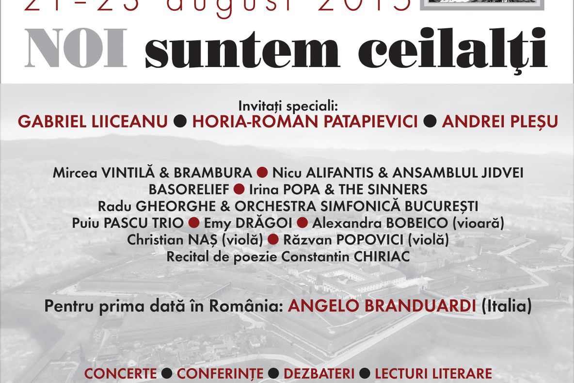 Festivalul Dilema Veche 2015. Ce program oferă Pleșu, Liiceanu și Patapievici, la Alba Iulia 