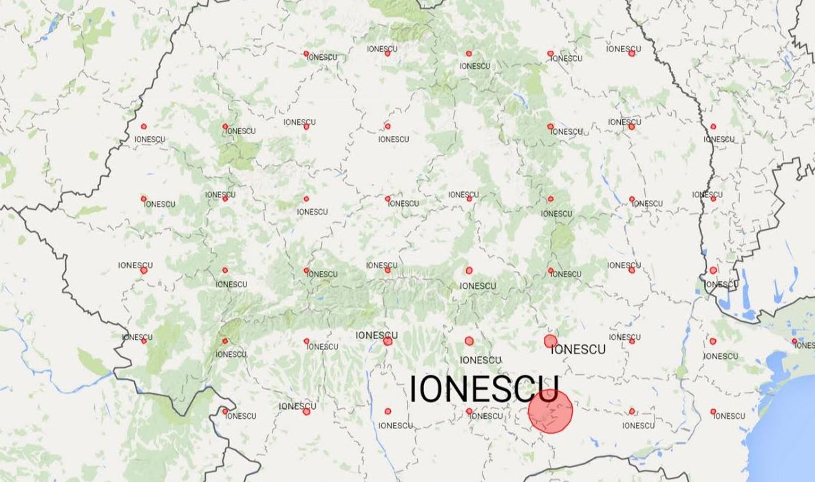 Tu știi de unde vine numele tău? Un român a creat cea mai tare hartă online!