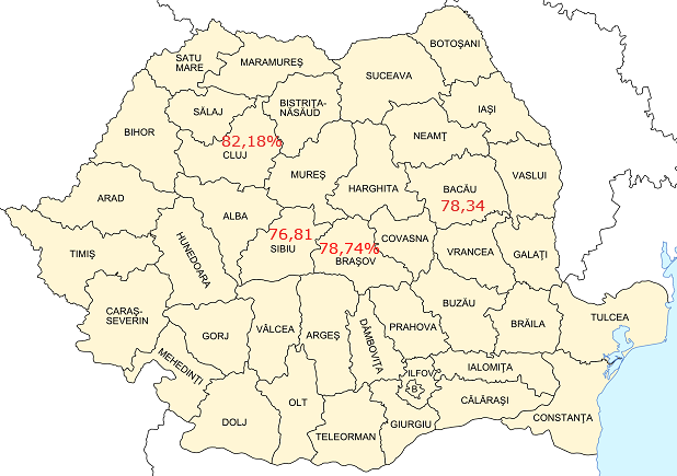 PRIMELE REZULTATE BAC INAINTE DE CONTESTATII! Top judeţele fruntaşe cu medii mari la BAC! HARTA
