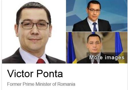 Google anunță că Ponta este fostul prim-ministru al României