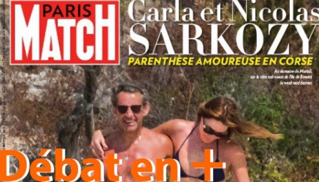 Nicolas Sarkozy, ţinta glumelor pe internet: a fost surprins la plajă, cu Carla Bruni