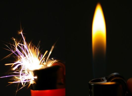 Copil de 13 ani, la spital după ce i-a explodat în faţă o brichetă 