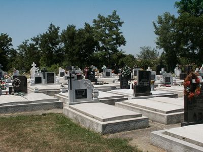 Cadavre ce ies din morminte, într-un cimitir din Dej