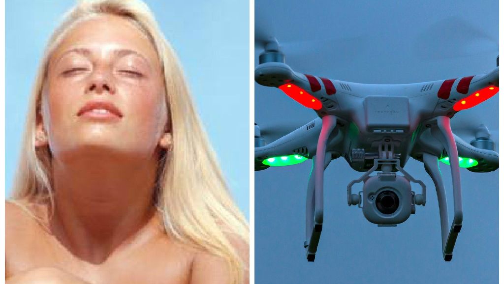 Făcea plajă goală în balcon, când o dronă a apărut și a început să filmeze. A urmat ceva șocant