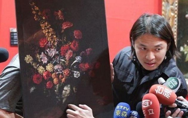 Un băiat s-a dezechilibrat la muzeu și a găurit un tablou. Pagubele sunt uriașe